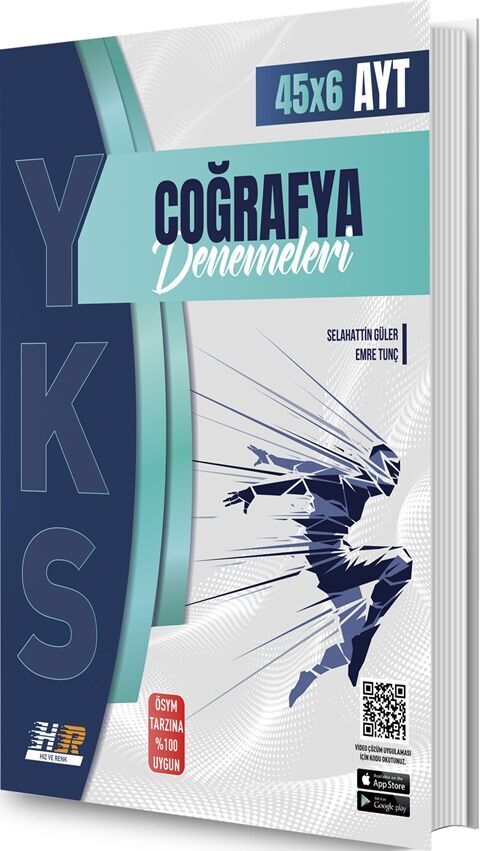 AYT Coğrafya 45 x 6 Denemeleri Hız ve Renk Yayınları AYT Coğrafya 45 x 6 Denemeleri Hız ve Renk Yayınları