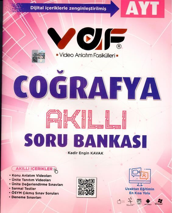 AYT Coğrafya Akıllı Soru Bankası Vaf Yayınları