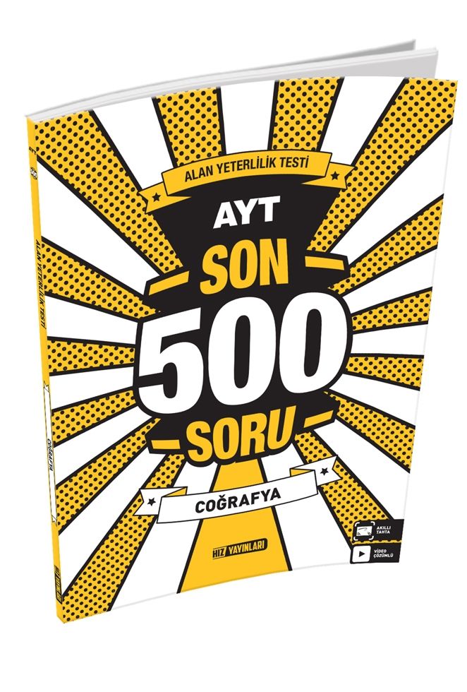AYT Coğrafya Son 500 Soru Hız Yayınları