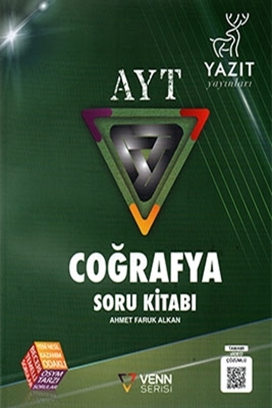AYT Coğrafya Venn Serisi Soru Kitabı Yazıt Yayınları