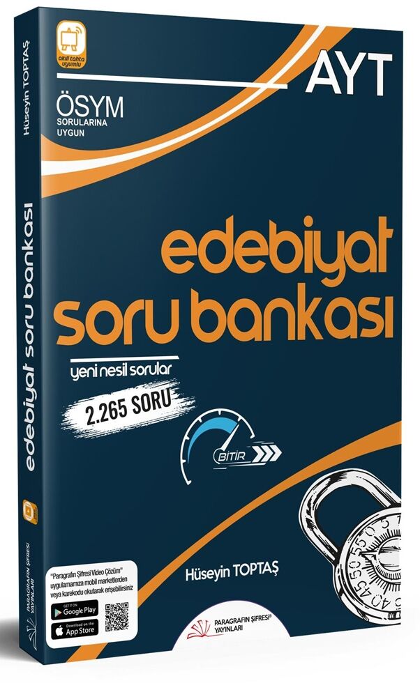 AYT Edebiyat Soru Bankası Paragrafın Şifresi Yayınları