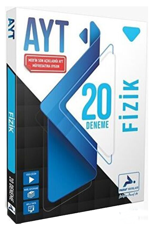 AYT Fizik 20 li Deneme Sınavı Paraf Yayınları