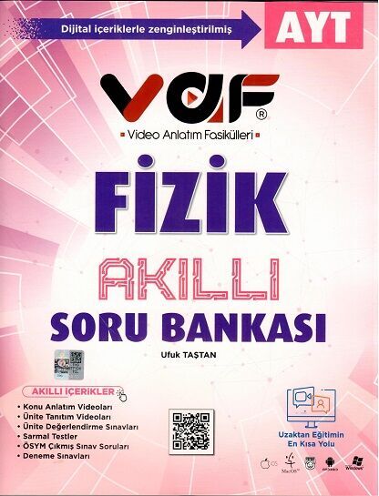 AYT Fizik Akıllı Soru Bankası Vaf Yayınları AYT Fizik Akıllı Soru Bankası Vaf Yayınları