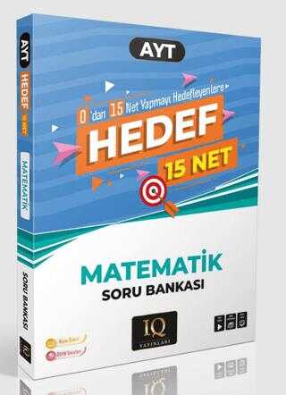 AYT Hedef 15 Net Matematik Soru Bankası IQ Yayınları AYT Hedef 15 Net Matematik Soru Bankası IQ Yayınları