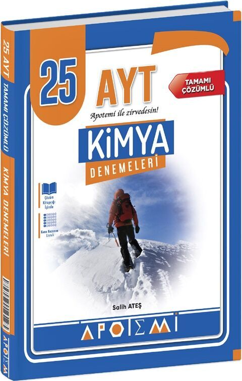 AYT Kimya 25 li Deneme Apotemi Yayınları