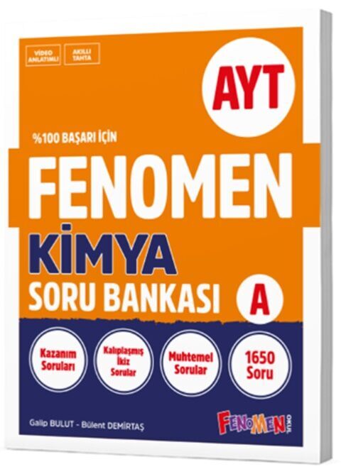 AYT Kimya A Soru Bankası Fenomen Yayınları