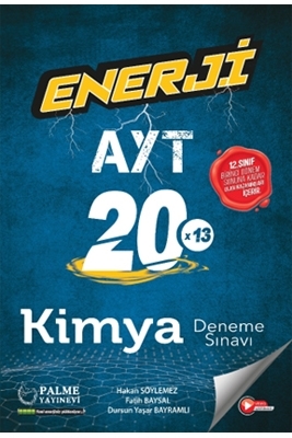 AYT Kimya Enerji 20x13 Deneme Sınavı Palme Yayınları
