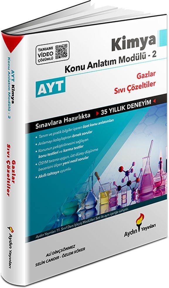 AYT Kimya Konu Anlatım Modülü 2 Aydın Yayınları AYT Kimya Konu Anlatım Modülü 2 Aydın Yayınları