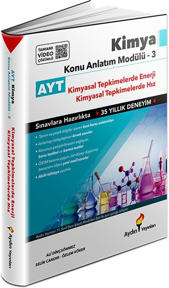 AYT Kimya Konu Anlatım Modülü 3 Aydın Yayınları