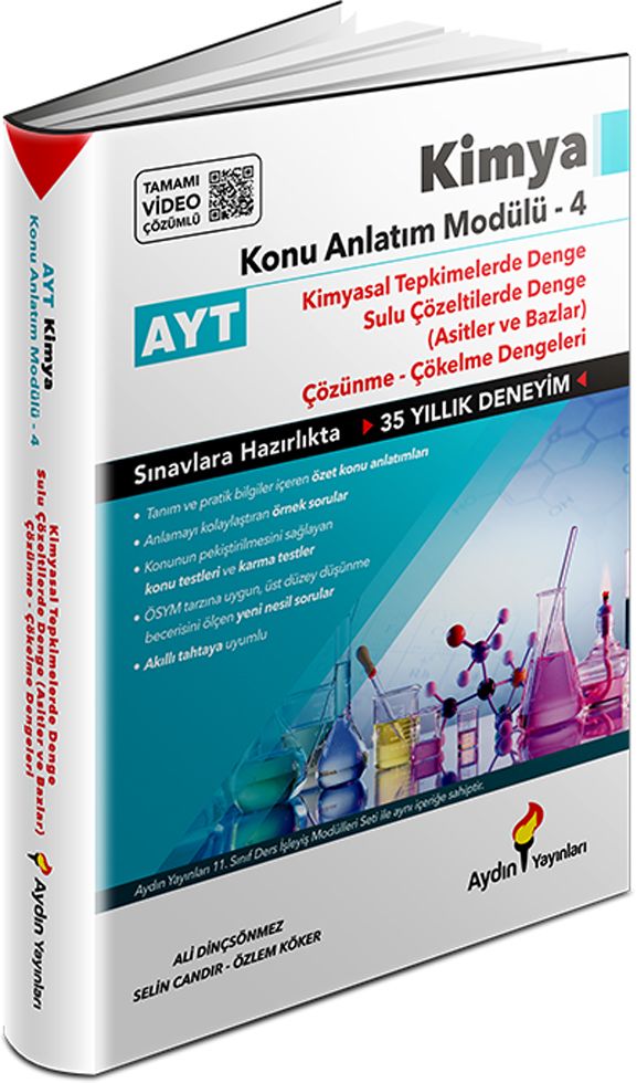 AYT Kimya Konu Anlatım Modülü 4 Aydın Yayınları AYT Kimya Konu Anlatım Modülü 4 Aydın Yayınları