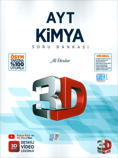 AYT Kimya Soru Bankası 3D Yayınları