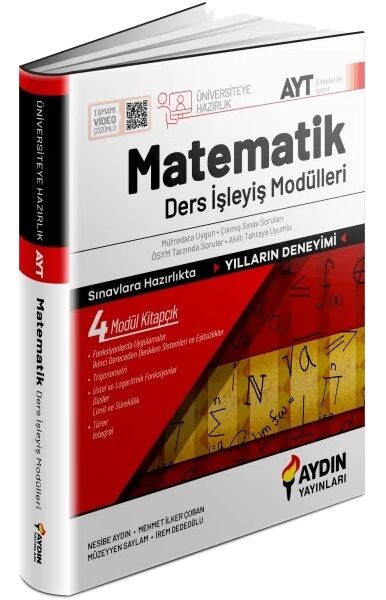 AYT Matematik Ders İşleyiş Modülleri Aydın Yayınları