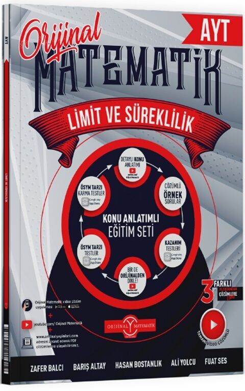 AYT Matematik Limit ve Süreklilik Orijinal Yayınları