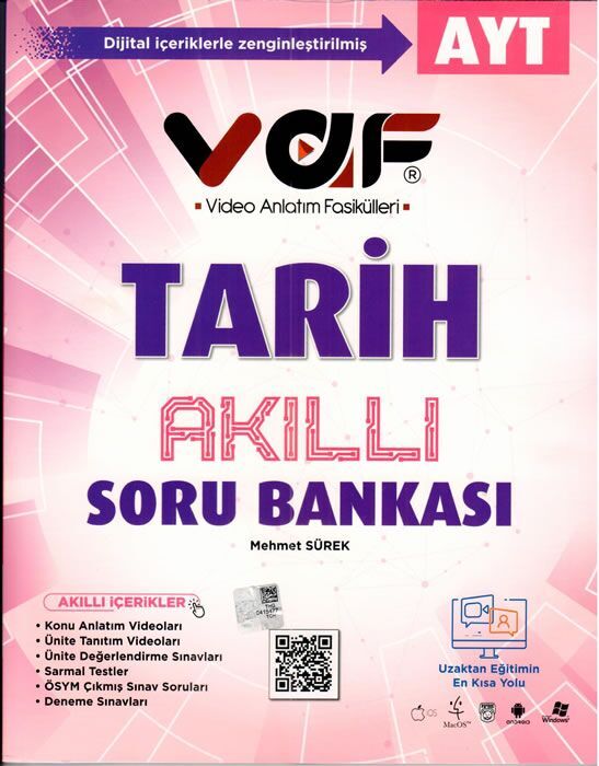 AYT Tarih Akıllı Soru Bankası Vaf Yayınları AYT Tarih Akıllı Soru Bankası Vaf Yayınları