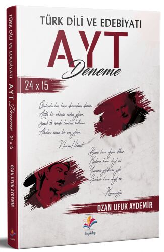 AYT Türk Dili ve Edebiyatı 24 x 15 Deneme Dizgi Kitap Yayınları