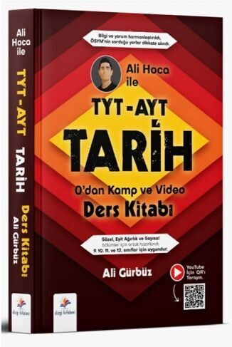 Ali Hoca ile TYT AYT Tarih Sıfırdan Kamp ve Video Ders Kitabı Dizgi Kitap Yayınları