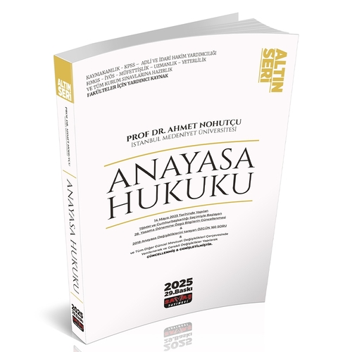 Anayasa Hukuku Konu Anlatımı Altın Seri Şubat 2025 Savaş Yayınları Anayasa Hukuku Konu Anlatımı Altın Seri Şubat 2025 Savaş Yayınları