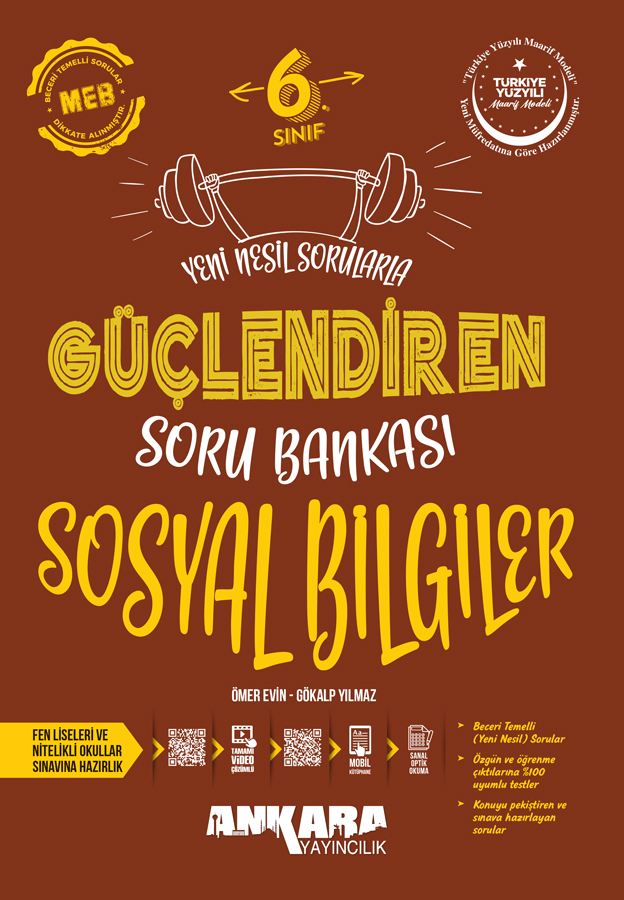Ankara 6. Sınıf Sosyal Bilgiler Güçlendiren Soru Bankası Ankara Yayıncılık Ankara 6. Sınıf Sosyal Bilgiler Güçlendiren Soru Bankası Ankara Yayıncılık