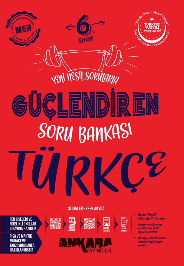 Ankara 6. Sınıf Türkçe Güçlendiren Soru Bankası Soru Ankara Yayıncılık Ankara 6. Sınıf Türkçe Güçlendiren Soru Bankası Soru Ankara Yayıncılık
