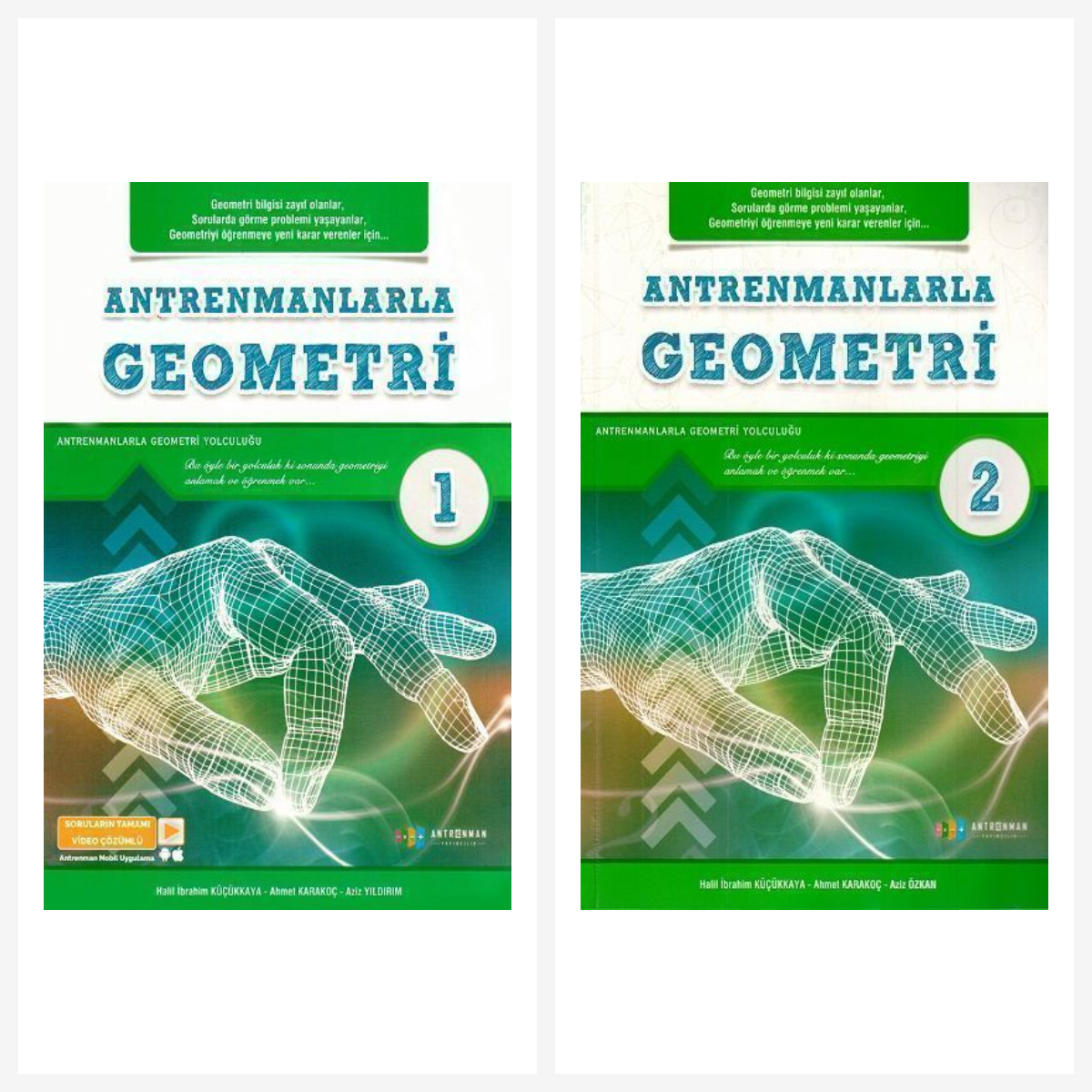 Antrenmanlarla Geometri 1 - 2 Set Antrenman Yayıncılık Antrenmanlarla Geometri 1 - 2 Set Antrenman Yayıncılık