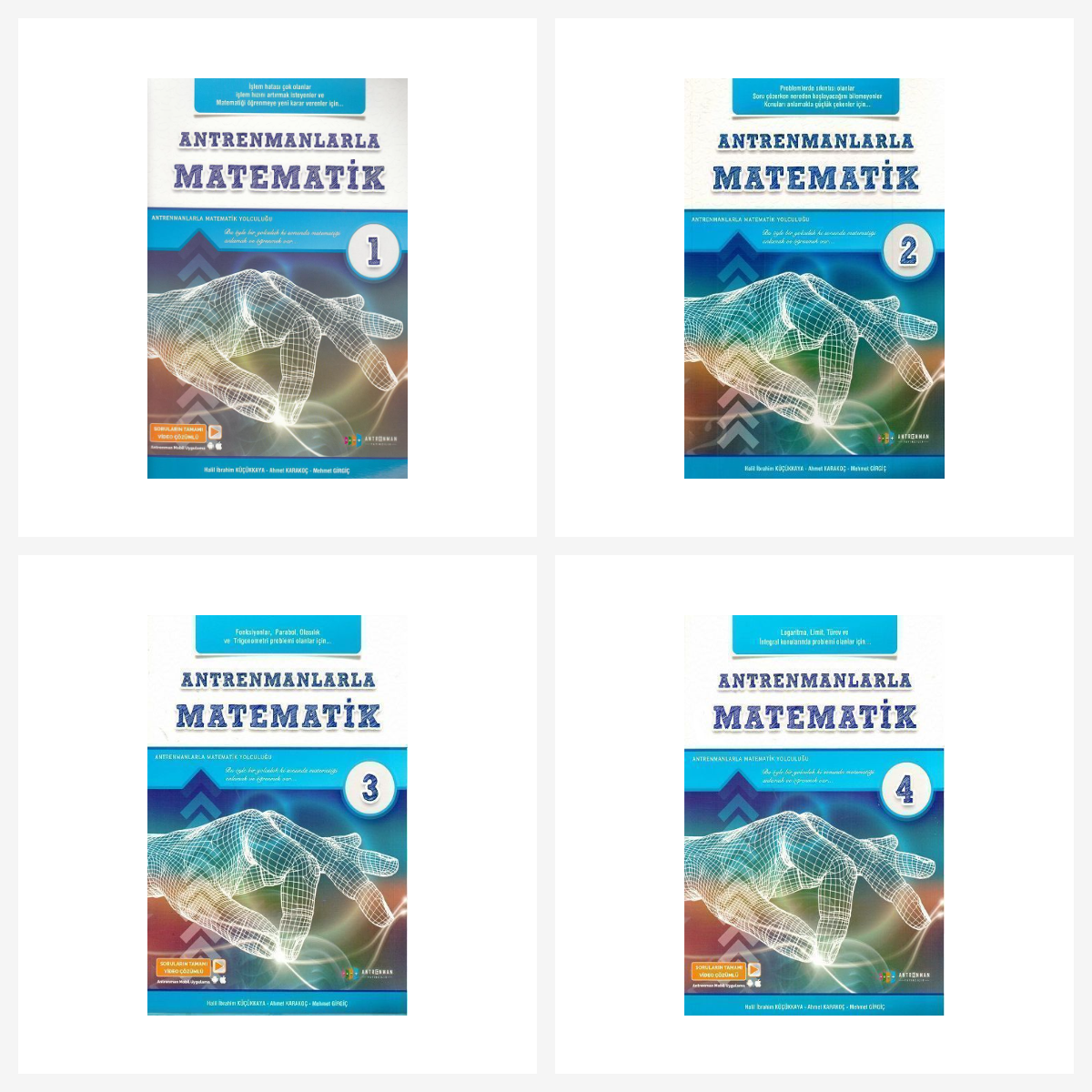 Antrenmanlarla Matematik 1 - 2 - 3 - 4 lü Set Antrenman Yayıncılık Antrenmanlarla Matematik 1 - 2 - 3 - 4 lü Set Antrenman Yayıncılık