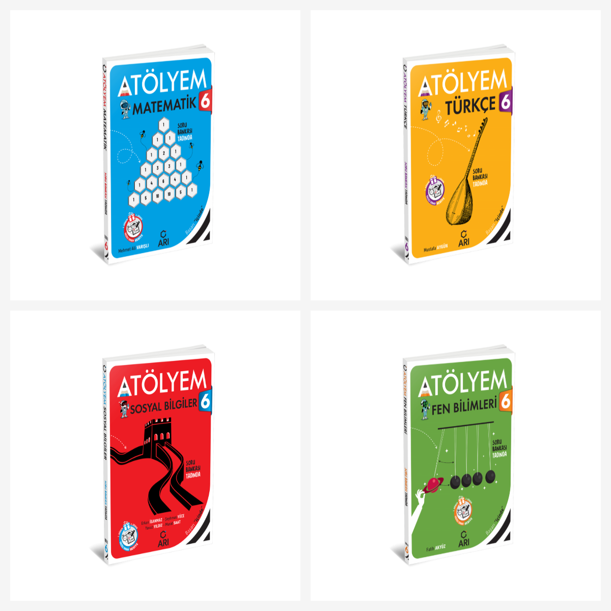 Arı 6. Sınıf Akıllı Atölyem Tüm Dersler Seti 4 Kitap Arı Yayınları Arı 6. Sınıf Akıllı Atölyem Tüm Dersler Seti 4 Kitap Arı Yayınları
