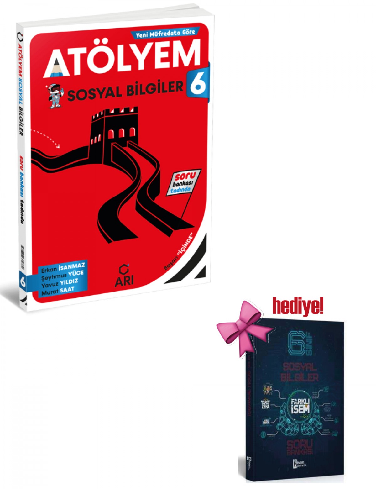 Arı 6. Sınıf Sosyalimo Sosyal Atölyem + Sosyal Bilgiler Soru Hediyeli