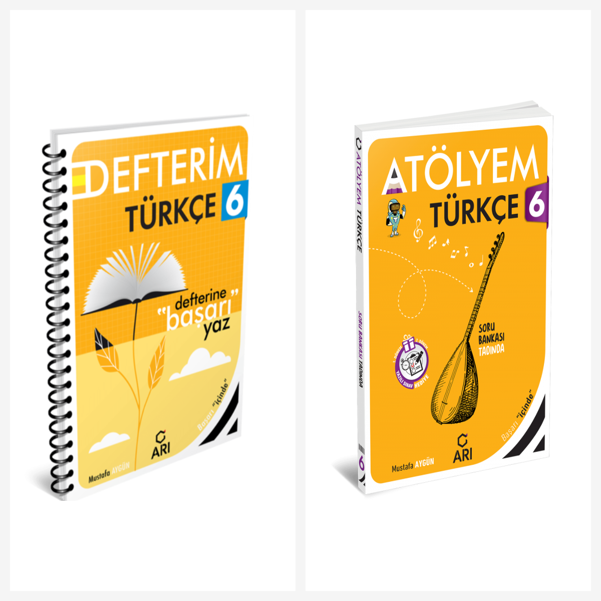 Arı 6. Sınıf Türkçe Akıllı Defter ve Atölyem Serisi Set 2 Kitap Arı Yayınları