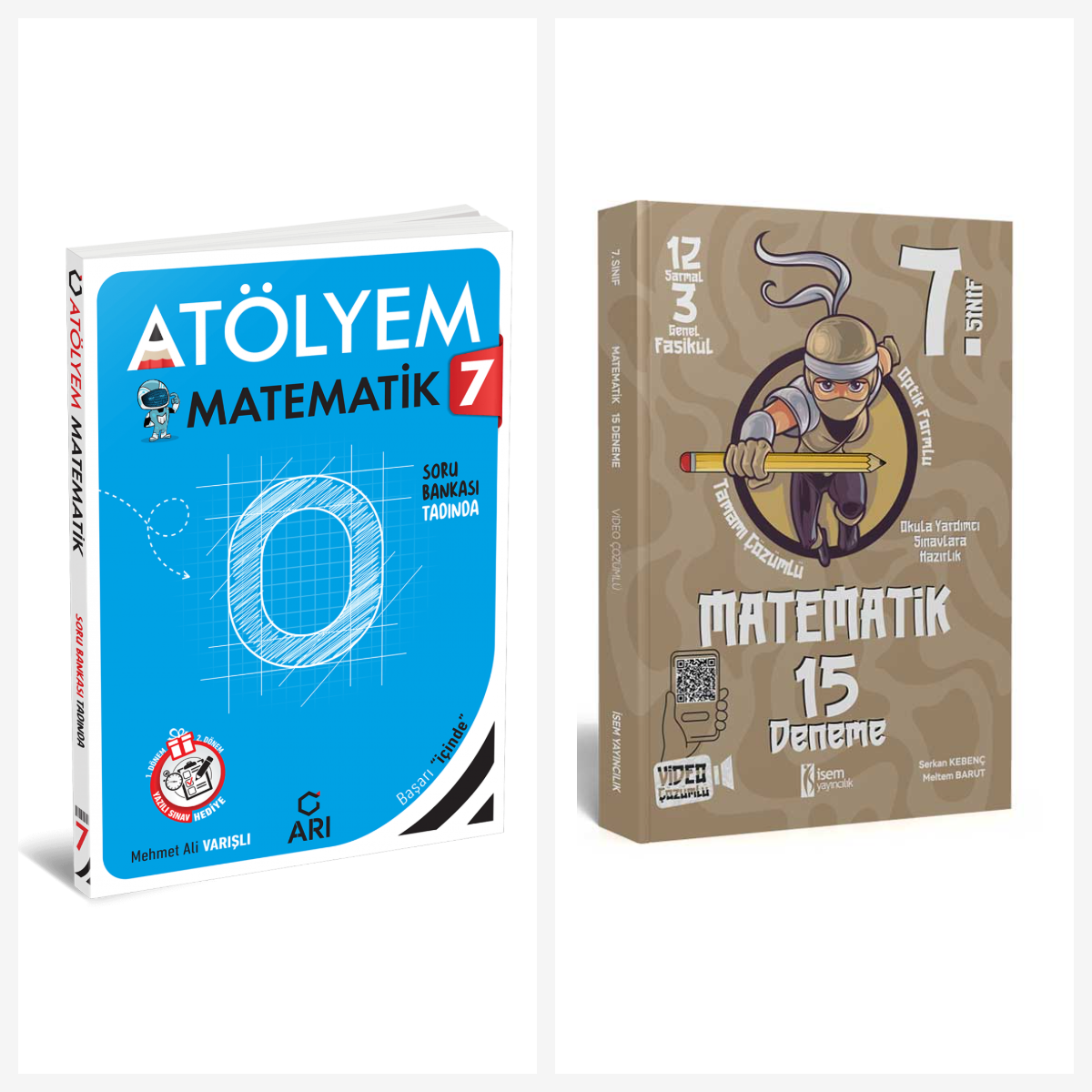 Arı 7. Sınıf Matematik Atölyem + 15 Deneme Seti Arı ve İsem Yayınları