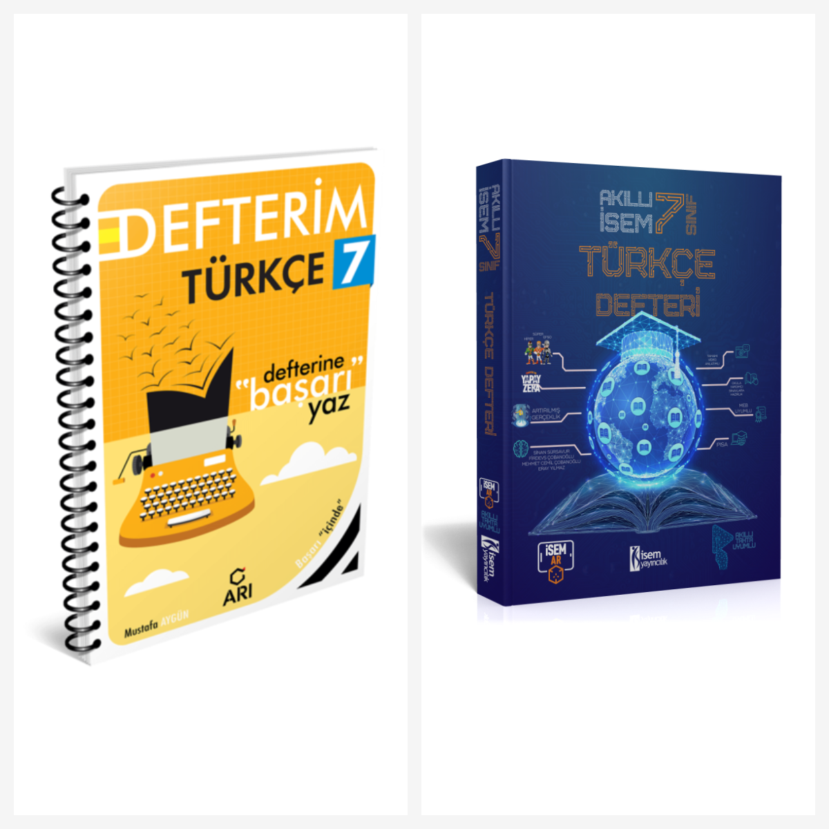 Arı 7. Sınıf Türkçe Akıllı Defter Seti 2 Kitap İsem ve Arı Yayınları Arı 7. Sınıf Türkçe Akıllı Defter Seti 2 Kitap İsem ve Arı Yayınları