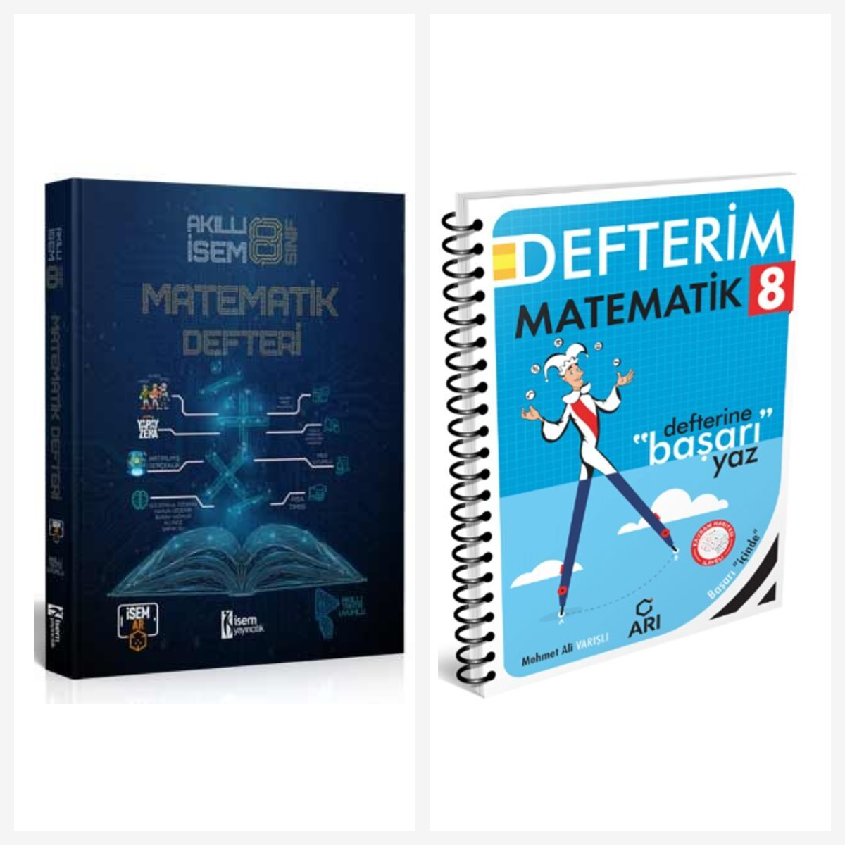 Arı 8. Sınıf Matematik Akıllı Defter Seti 2 Kitap İsem ve Arı Yayınları Arı 8. Sınıf Matematik Akıllı Defter Seti 2 Kitap İsem ve Arı Yayınları