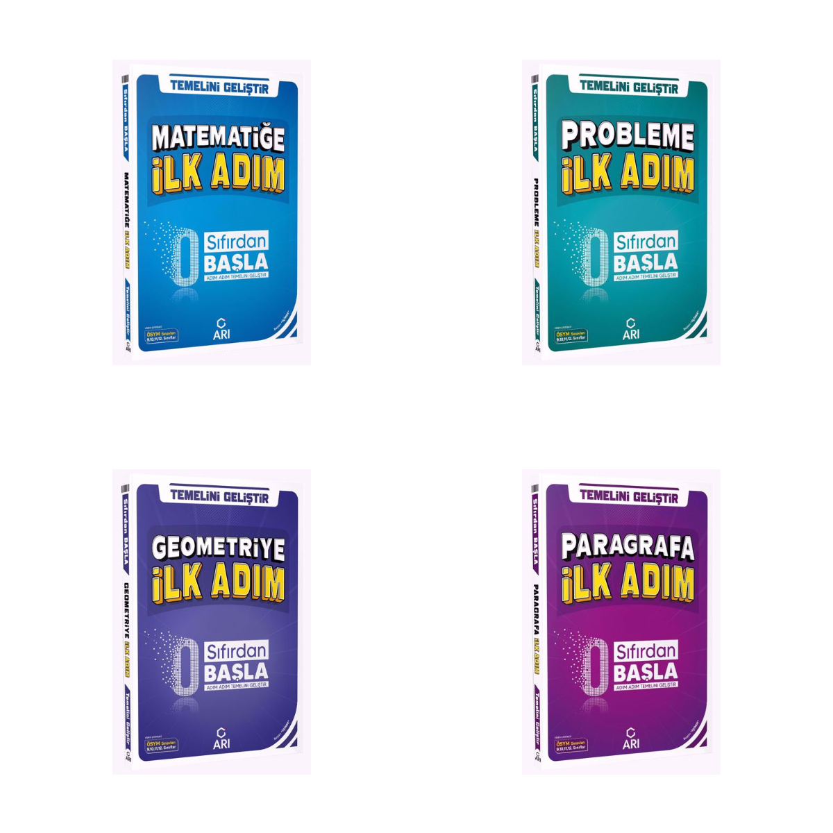 Arı İlk Adım Tüm Dersler Sıfırdan Başla Seti 4 Kitap Arı Yayınları Arı İlk Adım Tüm Dersler Sıfırdan Başla Seti 4 Kitap Arı Yayınları