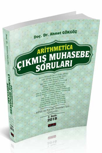 Arithmetica Çözümlu Çıkmış Muhasebe Soruları 2018 Savaş Yayınları