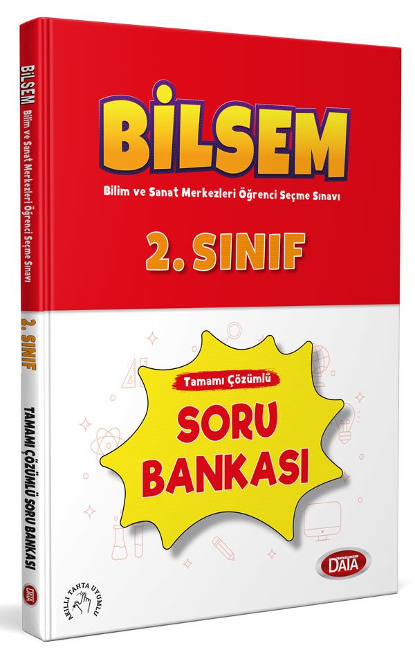 BİLSEM 2. Sınıf Tamamı Çözümlü Soru Bankası Yeni Tarz Data Yayınları