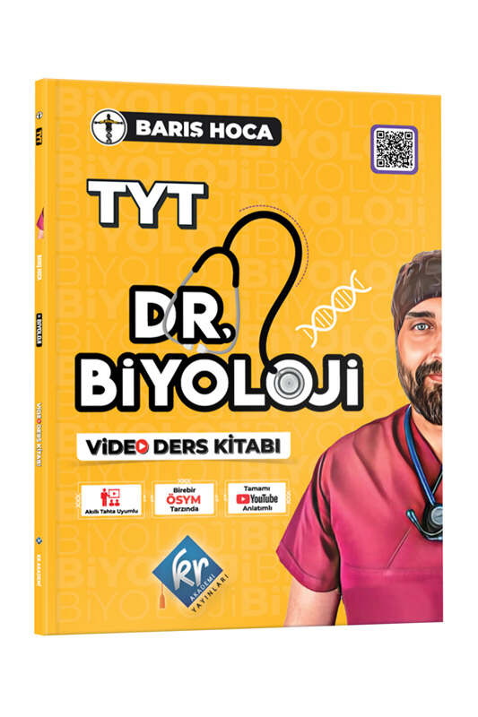 Barış Hoca TYT Dr Biyoloji Video Ders Kitabı KR Akademi Yayınları