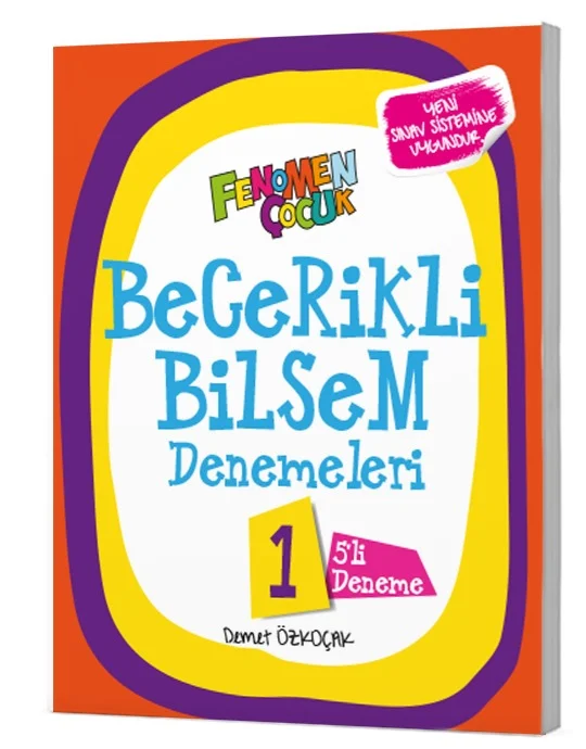 Becerikli Bilsem Denemeleri 1 (5 Deneme) Fenomen Yayınları