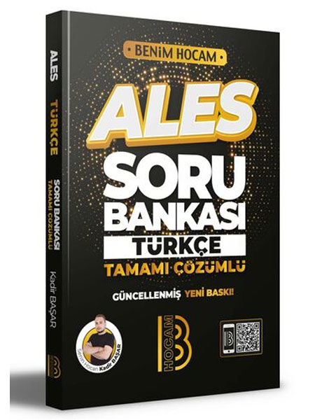 2023 ALES Türkçe Tamamı Çözümlü Soru Bankası Benim Hocam Yayıncılık
