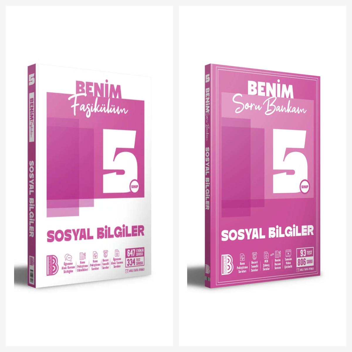 Benim Hocam 5. Sınıf Sosyal Bilgiler Benim Fasikülüm + Soru Bankası Seti 2 Kitap Benim Hocam Yayınları Benim Hocam 5. Sınıf Sosyal Bilgiler Benim Fasikülüm + Soru Bankası Seti 2 Kitap Benim Hocam Yayınları