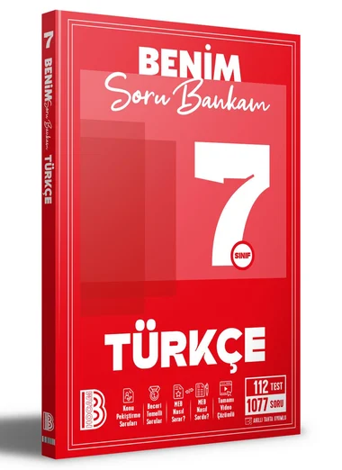 Benim Hocam 7. Sınıf Türkçe Soru Bankası Benim Hocam Yayınları