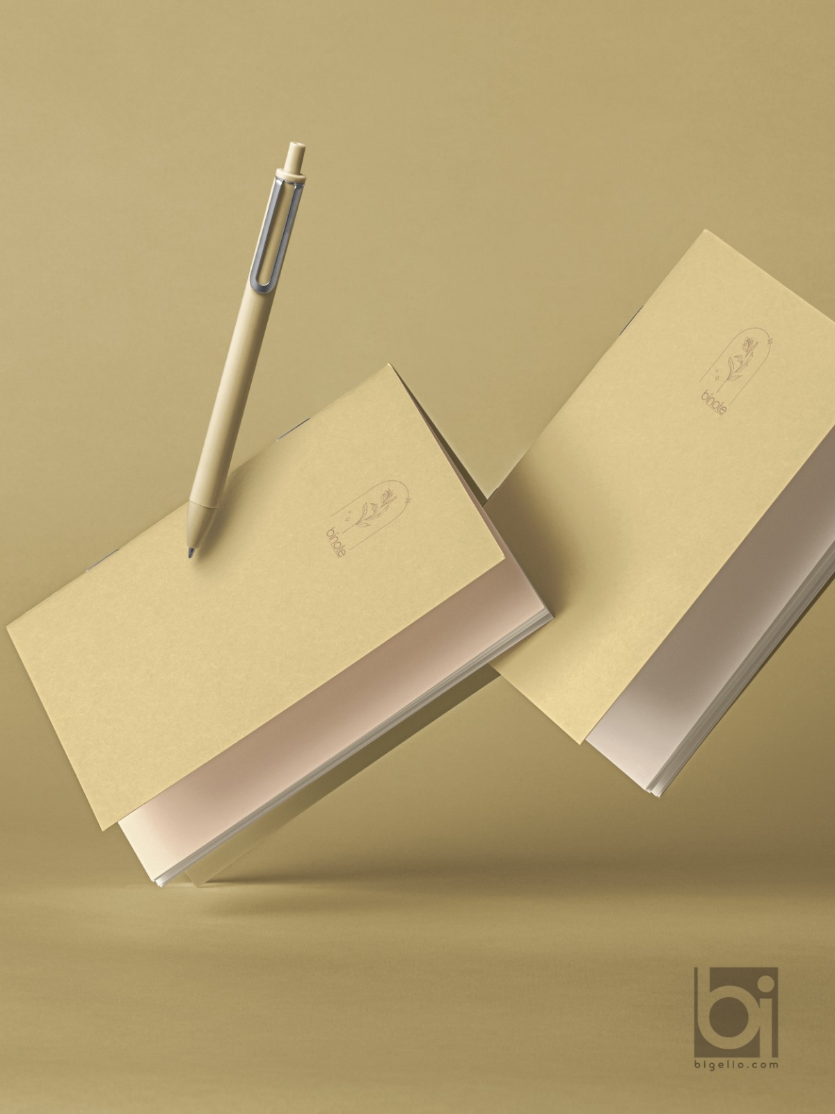 Bi Note Tel Dikişli Not Defteri 3'lü Set Sarı Bi Note Tel Dikişli Not Defteri 3'lü Set Sarı