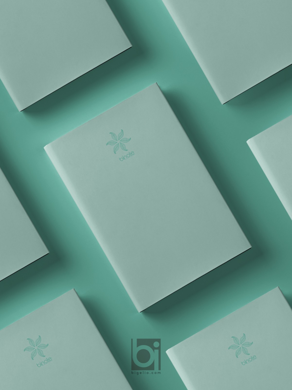 Bi Note Tel Dikişli Not Defteri 3'lü Set Yeşil Bi Note Tel Dikişli Not Defteri 3'lü Set Yeşil