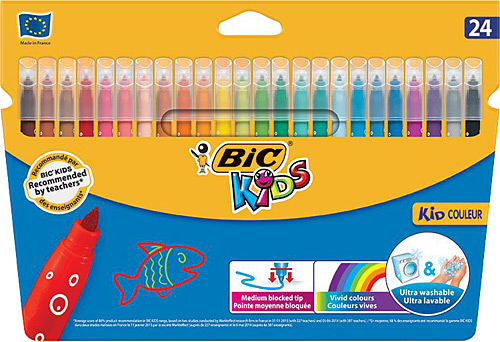 Bic Kids 24 Renk Keçeli Kalem Kid Couleur