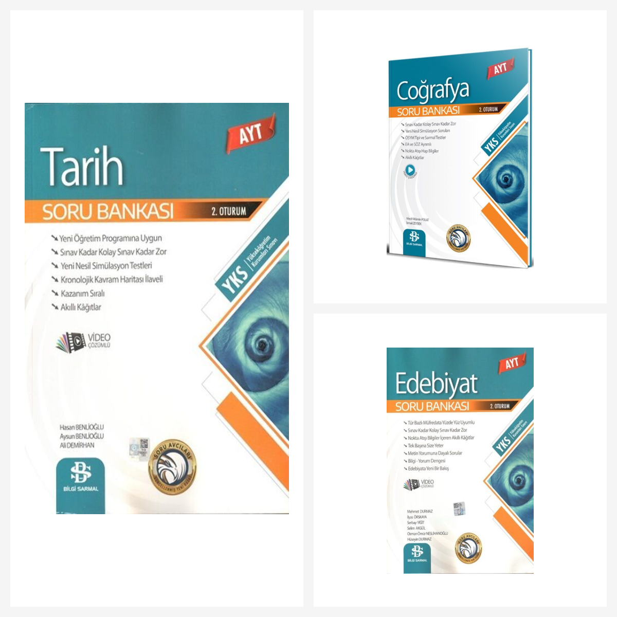 Bilgi Sarmal AYT Edebiyat + Coğrafya + Tarih Soru Bankası Seti Bilgi Sarmal Yayınları Bilgi Sarmal AYT Edebiyat + Coğrafya + Tarih Soru Bankası Seti Bilgi Sarmal Yayınları