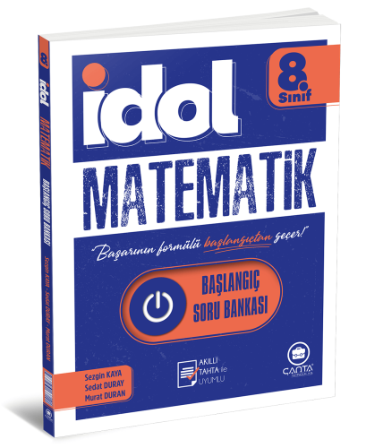 Çanta 8.Sınıf İdol Matematik Başlangıç Soru Bankası Çanta Yayınları Çanta 8.Sınıf İdol Matematik Başlangıç Soru Bankası Çanta Yayınları