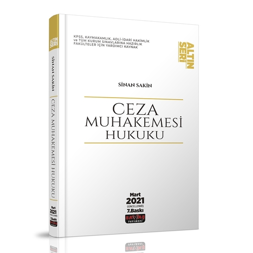 Ceza Muhakemesi Hukuku Konu Anlatımı Savaş Yayınevi
