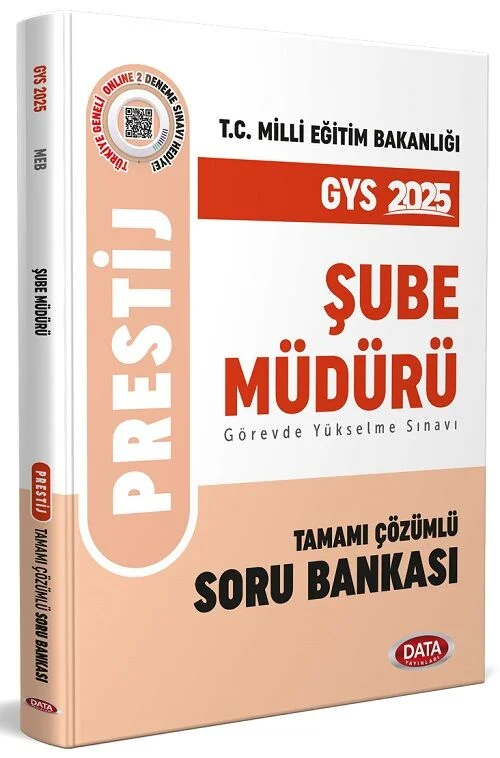 Data 2025 GYS MEB Şube Müdürü Prestij Soru Bankası Çözümlü Görevde Yükselme Data Yayınları