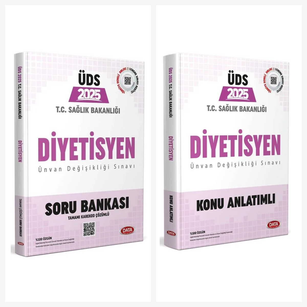 2025 GYS ÜDS  Görevde Yükselme Ünvan Değişikliği Diyetisyen Konu Anlatımlı Soru Bankası Seti Data Yayınları
