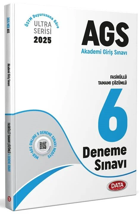 Data 2025 MEB-AGS Tüm Dersler 6 Deneme Fasiküllü Çözümlü Ultra Serisi Data Yayınları Data 2025 MEB-AGS Tüm Dersler 6 Deneme Fasiküllü Çözümlü Ultra Serisi Data Yayınları