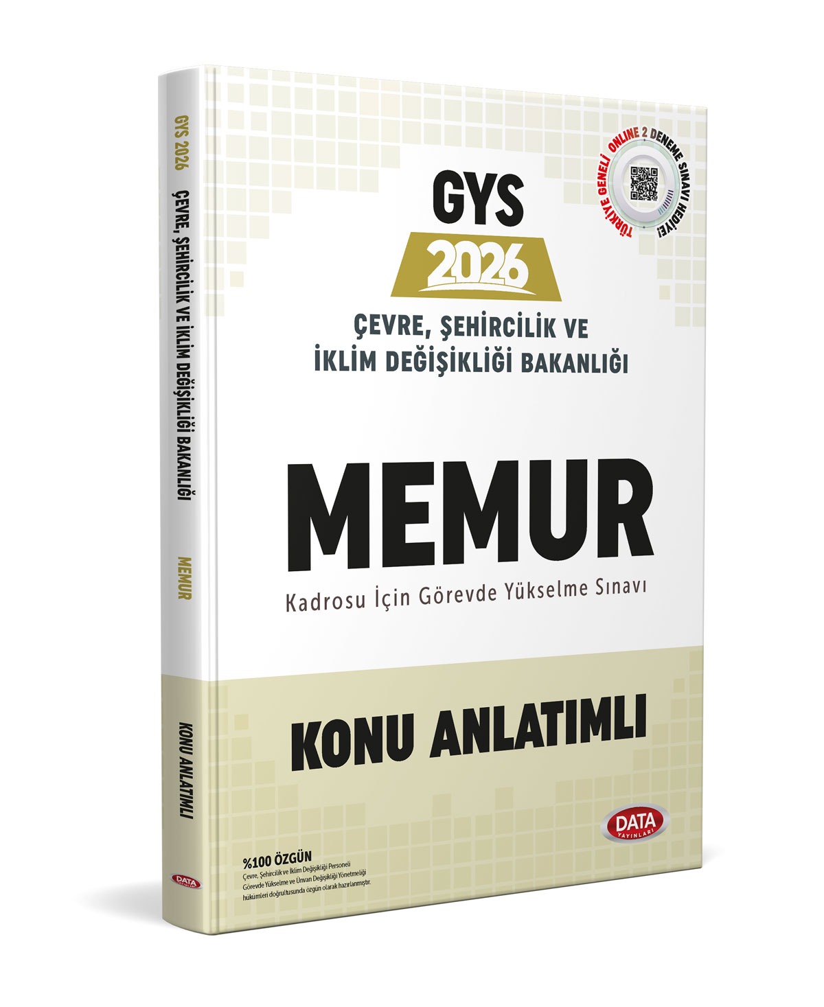 Data 2026 GYS Çevre, Şehircilik ve İklim Değişikliği Bakanlığı Memur Konu Anlatımlı Görevde Yükselme Data Yayınları Data 2026 GYS Çevre, Şehircilik ve İklim Değişikliği Bakanlığı Memur Konu Anlatımlı Görevde Yükselme Data Yayınları