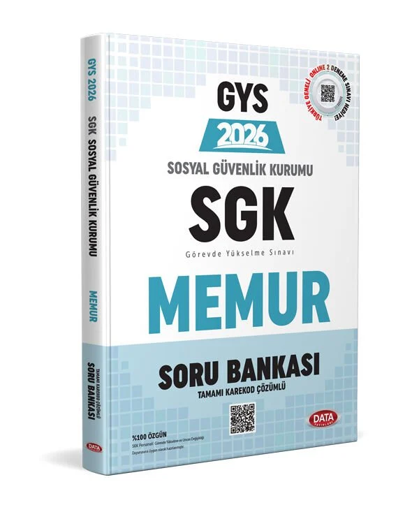 Data 2026 GYS SGK Memur Soru Bankası Data Yayınları Data 2026 GYS SGK Memur Soru Bankası Data Yayınları